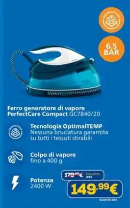 DIMOStore Ferro generatore di vapore PerfectCare Compact offerta