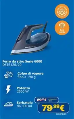 DIMOStore Ferro da stiro Philips Serie 6000 offerta