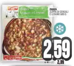 Vicino a te supermercati PAREN Zuppa di cereali e legumi offerta