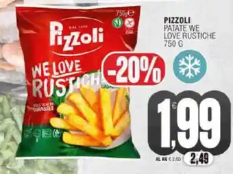 Pizzoli patate we love rustiche