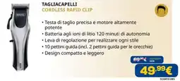 DIMOStore Tagliacapelli cordless rapid clip Wahl offerta