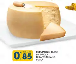 SeBón Supermercati Formaggio duro da tavola di latte italiano offerta