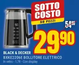 Schiavotto Black & Decker bollitore elettrico offerta