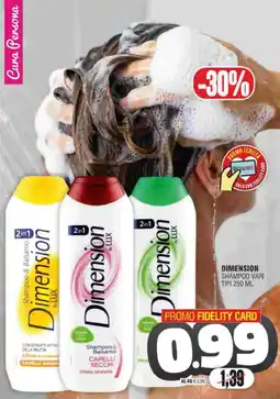 Vicino a te supermercati Dimension Shampoo Vari offerta