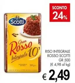 PrestoFresco Riso integrale rosso Scotti offerta