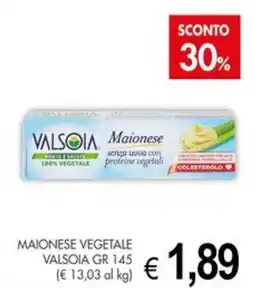 PrestoFresco Maionese vegetale Valsoia offerta