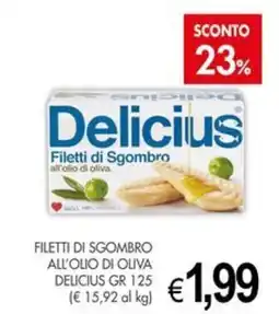 PrestoFresco Filetti di Sgombro all’olio di oliva Delicius offerta