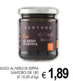 PrestoFresco Sugo al nero di seppia Santoro offerta