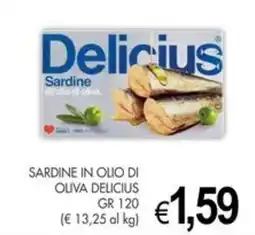 PrestoFresco Sardine in olio di oliva Delicius offerta