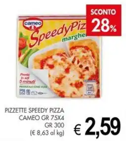 PrestoFresco Pizzette speedy pizza Cameo offerta