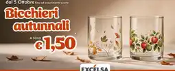PrestoFresco Bicchieri autunnali Excelsa offerta