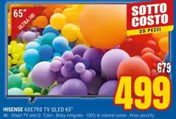 Schiavotto HISENSE 65E79S TV QLED 65" offerta