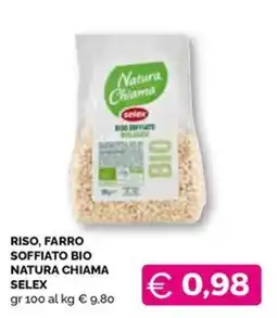 Maxisconto Riso, farro soffiato bio natura chiama selex offerta