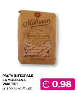 Maxisconto Pasta integrale la molisana offerta