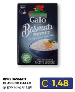 Maxisconto Riso basmati classico Gallo offerta