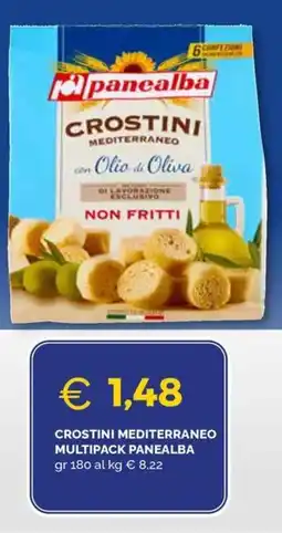 Maxisconto Crostini mediterraneo Panealba offerta