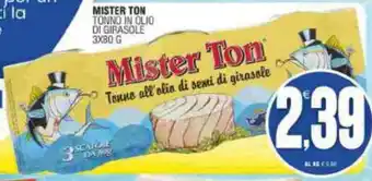 Mister Ton Tonno all'olio di semi di girasole