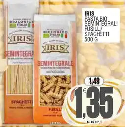 Vicino a te supermercati Pasta bio semintegrale Iris offerta