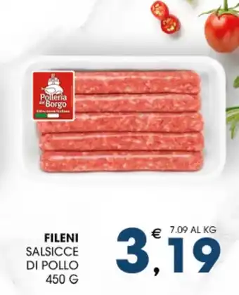 Fileini salsicce di pollo