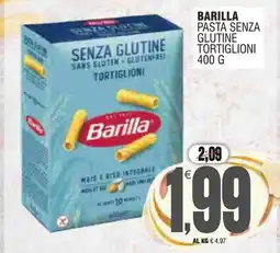 Vicino a te supermercati Barilla pasta senza glutine tortiglioni offerta