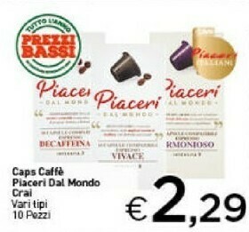 Crai Cialde caffè offerta