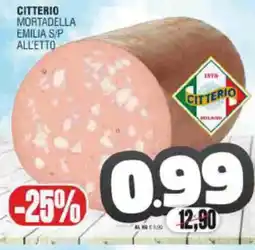 Vicino a te supermercati Mortadella Emilia S/P Citterio offerta