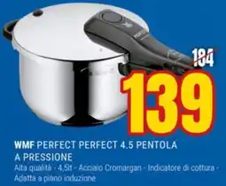 Schiavotto WMF Perfect Perfect 4.5 pentola a pressione offerta
