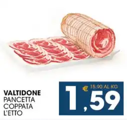 SeBón Supermercati Valtidone Pancetta Coppata offerta