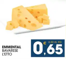 SeBón Supermercati Emmental bavarese l'etto offerta