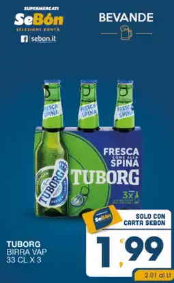 SeBón Supermercati Tuborg birra vap offerta