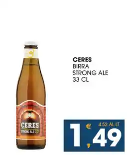 SeBón Supermercati Ceres strong ale offerta
