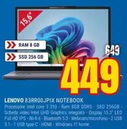 Schiavotto Lenovo 83RR00JPIX Notebook offerta