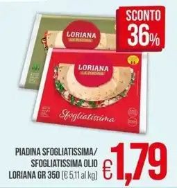 PrestoFresco Piadina Sfogliatissima Lorian offerta
