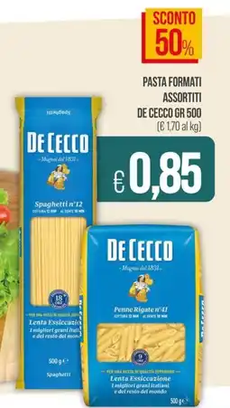 PrestoFresco Pasta formati assortiti De Cecco offerta