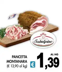 PrestoFresco Pancetta montanara Subalpino offerta