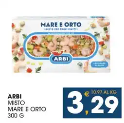 SeBón Supermercati Arbi misto mare e orto offerta