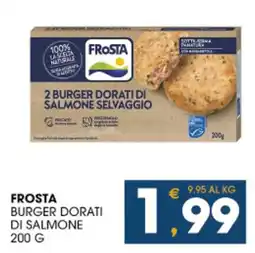 SeBón Supermercati Frosta burger dorati di salmone offerta