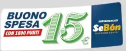 SeBón Supermercati Buono spesa offerta