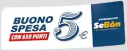 SeBón Supermercati Buono spesa offerta