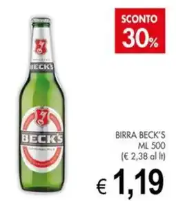 PrestoFresco Birra Beck's offerta