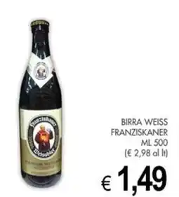 PrestoFresco Birra Weiss Franziskaner offerta