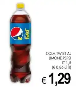 PrestoFresco Cola twist al limone Pepsi offerta