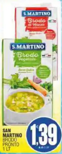 Vicino a te supermercati S.MARTINO Brodo Vegetale offerta