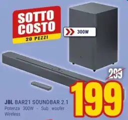 Schiavotto JBL BAR21 Soundbar 2.1 offerta