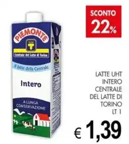 PrestoFresco Latte UHT intero centrale del latte di torino offerta