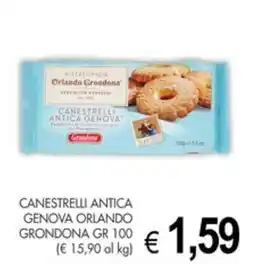 PrestoFresco Canestrelli antica genova orlando grondona offerta