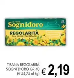PrestoFresco Tisana Regolarità Sogni d'Oro offerta