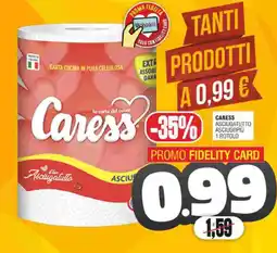 Vicino a te supermercati Caress asciugatutto offerta