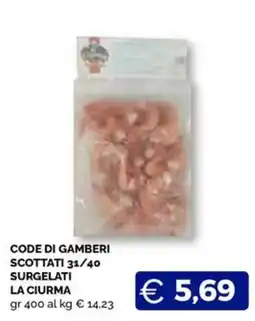 Maxisconto Code di gamberi scottati la ciurma offerta