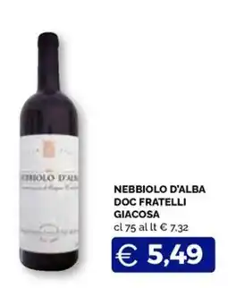 Maxisconto Nebbiolo d'Alba Doc Fratelli Giacosa offerta